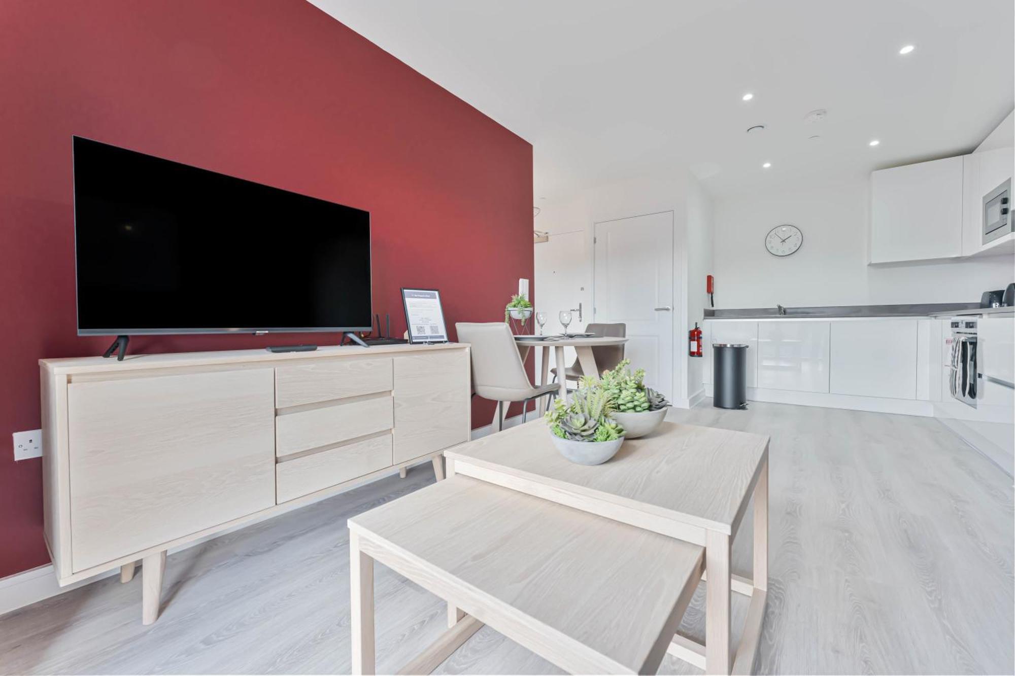 Stayzeni, Hardwick House Derby Smart 1 Bed Flat Exterior foto
